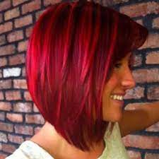 Bob Haircuts Trends Summer 2015 Haarfarben Roter Bob Frisur Lange Haare Pony