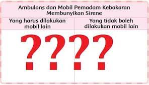 Jika panjang mobil ambulans 250 cm dan lebarnya 150 cm, maka kemungkinan ukuran tempat tidur yang bisa masuk ke ambulans adalah. Ambulans Dan Mobil Pemadam Kebakaran Membunyikan Sirine Yang Harus Dilakukan