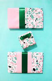 Printable Terrazzo Wrapping Paper The Craftables Handmade Wrapping Paper Printable Wrapping Paper Wrapping Paper Design