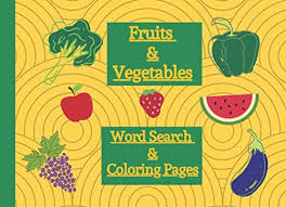 My kids have always loved watching fish and they would love a big saltwater fish tank, so we have created some sea friends coloring pages so your children can give their fishy favorites a creative spin. Fruits And Vegetables Word Search And Coloring Pages Activity Book For Kids 4 8 Yrs Old With Vegetable And Fruit Themed Puzzles And Coloring Book Press Little Hill 9798638729325 Amazon Com Books
