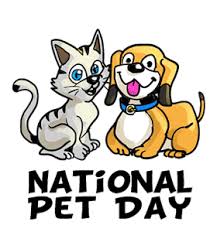 When is national puppy day shown on a calendar. National Pet Day Uk