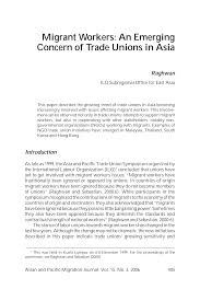 Foreign workers such as expatriates, construction workers, or domestic workers may consider the term 'safe work' and 'safe migration' differently. 2