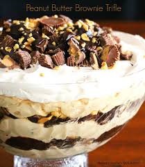 Stir in the chocolate chips until melted and smooth. Peanut Butter Brownie Trifle Melissassouthernstylekitchen Com