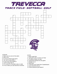 Whether the skill level is as a beginner or something more advanced, they're an ideal way to pass the time when you have nothing else to do like waiting in an airport, sitting in your car or as a means to. Trevecca Trojans On Twitter Our 2nd Crossword Puzzle Features Names From Tnuxctrack Tnumgolf Tnuwgolf Tnusoftball Can You Uncover The 17 Trojans In The Crossword Puzzle Reference Team Rosters Https T Co Wqytrk6dmy Use