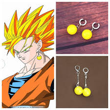 Check spelling or type a new query. Clip On Tigers Eye Potara Earrings Dragonball Z Dbz Dragon Ball Ear Rings Collectibles Chsalon Japanese Anime