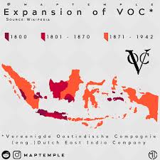 First settlements and expansion of Dutch East India Company. : r/MapPorn