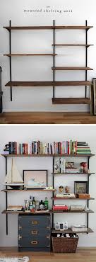 Slatted shelving unit will look great in any living area. Living Room Shelving Unit Ideas On Foter