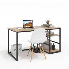 Different types of study tables at hometown study desks come in various types to complement your requirements. Pearl Study Desk Includes Side Storgae Shelves Office Group