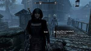 Having meaningful talks with Serana are 10x better with a naked cultist  watching you : r/skyrim
