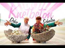 Beton Giessen Diy Gartenstehlen Gartendeko Skulptur Youtube Decorative Bowls Concrete Diy Diy Beton