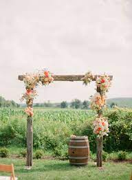 Rustic Elegant Ithaca Farm Wedding Wedding Arch Rustic Fall Wedding Arches Outdoor Wedding Decorations