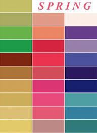 Color Me Beautiful Spring Color Palette Color Me