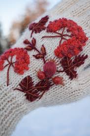 With a huge variety of themes, designs and color combinations, you'll have an endless list of options. Embroidered Warm Gloves With Berries And Leaves Ivory Winter Etsy In 2021 Knitting Handmade Etsy Handmade