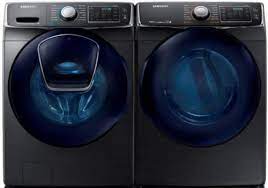Finishes are available in stainless steel, white, black, chrome, gold, red, silver, and slate to match your personal taste and. Samsung Sawadrebs16 Side By Side Washer Dryer Set With Front Load Washer And Electric Dryer In Black Stainless Steel