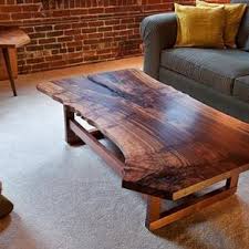 Main Street Table Live Edge Wood Furniture Custom Coffee Table Coffee Table Plans