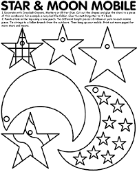 Supercoloring.com is a super fun for all ages: Star And Moon Mobile Coloring Page Crayola Com
