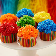 Bright And Bold Birthday Cupcakes Recipe Birthday Cupcakes Decoration Birthday Cupcakes Mexican Birthday Parties