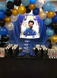 New African American Boss Boy Baby Party Decorations Royal Etsy Boys Birthday Party Supplies Baby Party Decorations Baby Birthday Party Boy