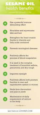 Sesame oil uses and benefits for hair sesame oil and dry skin sesame oil will give you golden yellow skin, and it will also even out your skin completely. Sesame Oil Health Benefits For Skin Face Hair Olive Oil Benefits Oil Benefits Olive Oil Skin