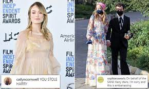 Well, olivia wilde sure is a big fan of harry styles, isn't she? Olivia Wilde S Latest Instagram Post Is Trolled By Harry Styles Fanatics After Confirming Romance Daily Mail Online