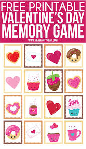 If you keep your mind active, you'll find that as you age your mental prowess will grow stronger rather than weaker. Free Printable Valentine S Day Memory Games For Kids Play Party Plan