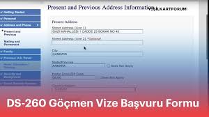 Green card başvuru formu linkine tıklayınız. Ds260 Gocmen Vize Basvuru Formu Youtube
