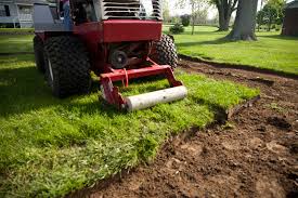 Begin installing sod along the longest straight line, such as a driveway or sidewalk. Ventrac Ec240 Sod Cutter