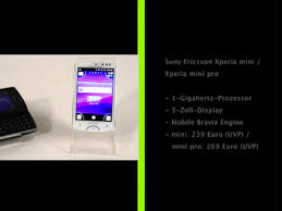 Sony Ericsson Xperia mini ...
