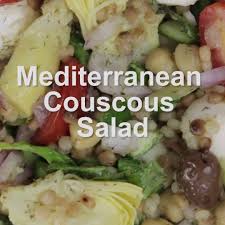 In a larger bowl toss the lettuce, cucumber, red onion, bell pepper, tomatoes, and olives together. Jessica Gavin Mediterranean Couscous Salad The Mediterranean Dish Facebook