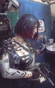 Girl Cyberpunk In 2020 Cyberpunk Girl Cyberpunk Character Cyberpunk Aesthetic