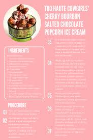 Cherry Bourbon Salted Popcorn Ice Cream In 2020 Popcorn Ice Cream Toffee Popcorn Salted Chocolate