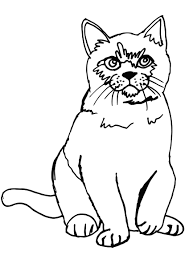 Printable cute halloween cat coloring pages. Free Printable Cat Coloring Pages For Kids Drawing With Crayons
