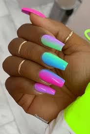 Then your search most of the good cute nail designs use bright colours as a base paint, overlaying them. 40 Cute Bright Summer Acrylic Nails Designs La Belle Society Best Acrylic Nails Coffin Nails Designs Summer Acrylic Nails