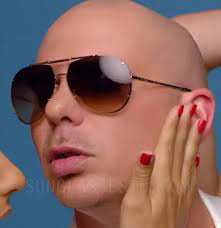 Pitbull rarely ventures out without a huge pair of sunglasses perched on his elegant nose. Dolce Gabbana 2075 Pitbull Back It Up Sunglasses Id Celebrity Sunglasses