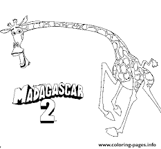 Here is another coloring page from the upcoming movie. Coloring Pages For Kids Madagascar 2 Melman50f1 Coloring Pages Printable