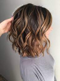 Balayage Brunette Caramel Highlights Honey Balayeombre Haircolorbalayage Medium Length Hair Styles Medium Hair Styles Balayage Brunette
