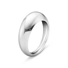 Georg Jensen Curve Slim Ring I Solv Gullsmed J Frisenberg Nettbutikk Smykker I 2020 Smykker Solv Ring
