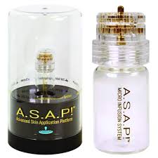 The gold infusion delivers tiny punctures and ingredients 0.6mm into the skin. Amazon Com Skinworkout A S A P Microchannel Serum Applicator For Face Microneedle Infusion Skin Care Device Beauty