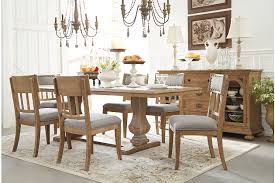 Rich brown cherry color finish. Ollesburg Dining Table Ashley Furniture Homestore
