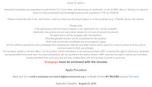 Karoline durstschi uses this to her advantage in this striking cover letter. Medecins Sans Frontieres Msf Job Circular Apply Process 2020 Bd Career