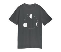Moon Circle T Shirt Charcoal Featured Half Moon Run Store
