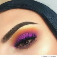 Orange And Pink Eye Makeup Colorful Makeup Smokey Eye Makeup Makeup Eye Looks