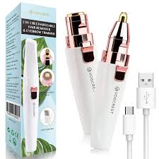 However, it can make it harder to see. Rechargeable Eyebrow Trimmer Facial Hair Remover For Women 2 In 1 Eyebrow Razor And Painless Hair Remover Eyebrow Lips Body Facial Hair Removal For Women With Built In Led Light Buy Online