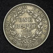 Coins Of British India One Rupee Silver Coin Of 1840 Young Bust Of Queen Victoria Old Coins Coins Coin Collecting