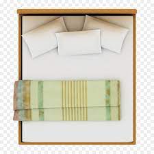 Bed Top View Wardrobe Top View Photoshop Plan Top View