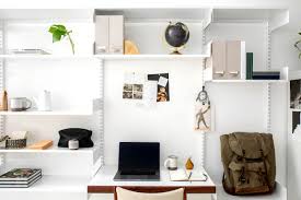 Desk wall mounted table fold out convertible storage rack shelf, home office wall mounted dining table study computer for small space. Kernel Modular