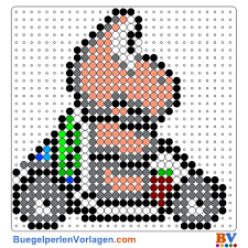 Kleine glöckchen, salz, bügelperlen, knöpfe, perlen; Bugelperlen Vorlagen