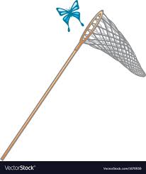 Butterfly Net Vector Image On Vectorstock In 2020 Butterfly Net Butterfly Vector Free