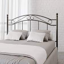 Mainstays FullQueen Metal Headboard with Delicate Detailing, Black -  Walmart.com