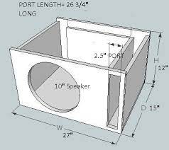 If the box has internal measurements of 6 high*18 wide*12 deep then the volume of the box is 1296/1728=.75 ft^3. Car Audio Diymobileaudio Com Car Stereo Forum Subwoofer Box Design Subwoofer Box Diy Subwoofer